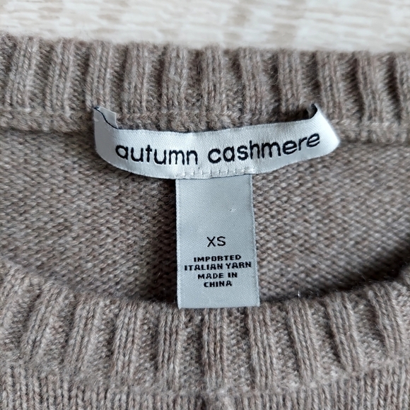 autumn cashmere Distressed Crew Neck Sweater - Picture 14 of 15